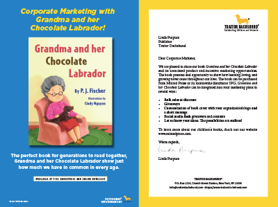 Grandma and her Chocolate Labrador Marketing Opportunities
