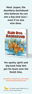 Sled Dog Dachshund PDF Bookmark Download